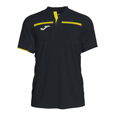 MAILLOT MANCHES COURTES ARBITRE RESPECT II JOMA NOIR/JAUNE