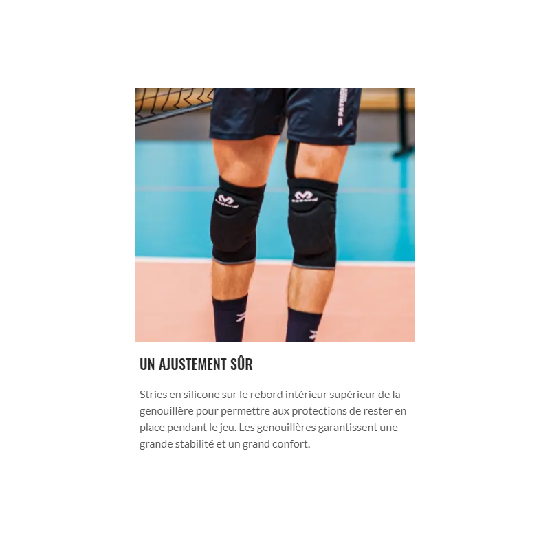 Genouillères McDavid Volley Pro (x2) - Genouillères - Types de protections  - Protections