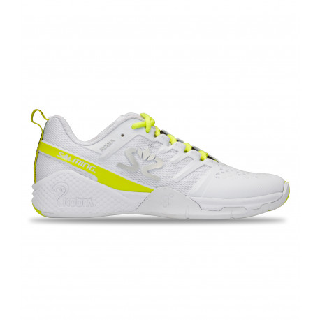 Chaussures de Handball SALMING Kobra 3 Femme Blanc Lime Punch 