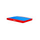 MATELAS DE RECEPTION 400X200X20CM BORDS ROUGES - ASSOCIATIF VELCRO EN BOUT DIMASPORT - 25120