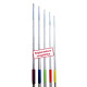 LOT DE 3 JAVELOTS CLUB ALUMINIUM POINTE ACIER 500g DIMASPORT 