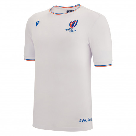 T-shirt COUPE DU MONDE DE RUGBY FRANCE 2023 adulte blanc MACRON