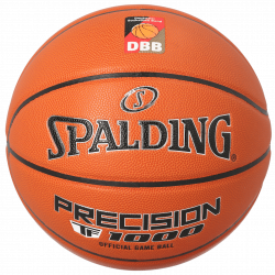 Ballon basket intérieur taille 6 DBB PRECISION TF 1000 composite T6 SPALDING