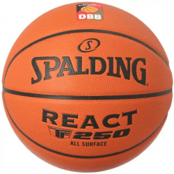 Ballon basket intérieur extérieur taille 5 DBB REACT TF 250 composite T5 SPALDING