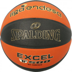 Ballon basket intérieur extérieur taille 7 ACB EXCEL TF 500 en composite T7 SPALDING