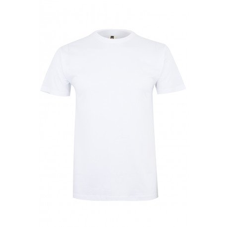 T-shirt coton MELBOURNE unisexe manches courtes blanc MUKUA