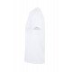 T-shirt coton MELBOURNE unisexe manches courtes blanc MUKUA