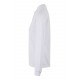 Polo coton femme HOBART manches longues blanc MUKUA