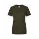 T-shirt coton femme MELBOURNE manches courtes couleur MUKUA