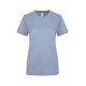 T-shirt coton femme MELBOURNE manches courtes couleur MUKUA