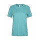 T-shirt coton femme MELBOURNE manches courtes couleur MUKUA