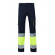 Pantalon stretch bicolore multipoches Haute Visibilité VELILLA 303002S