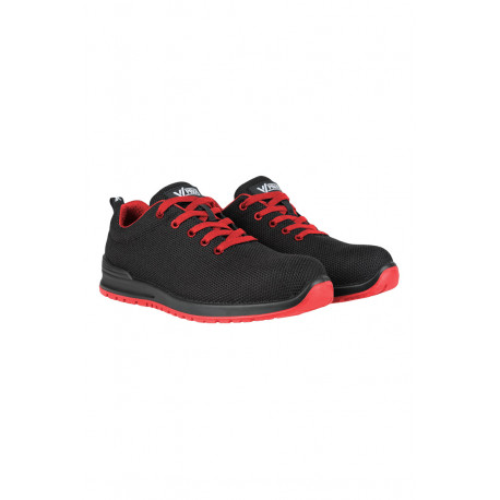 Chaussures de sécurité basses SPEZIAL COLOURS S1P ESD SRC composite noir rouge VPRO 707007R