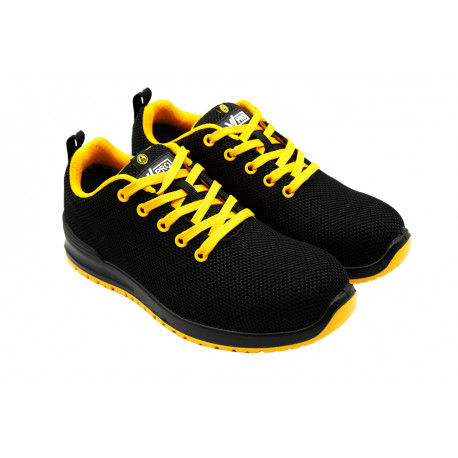 Chaussures de sécurité basses SPEZIAL COLOURS S1P ESD SRC composite noir jaune VPRO 707007Y