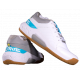 Chaussures de Handball SALMING Recoil Ultra Femme Blanc Gris Cyan