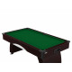 Billard Dallas 7 Coloris wengé boisé tapis vert A188 De Faugères