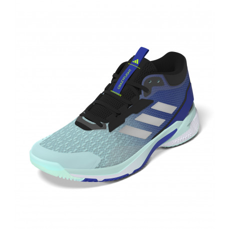 Chaussures CRAZYFLIGHT 5 MID ADIDAS Homme Semi flash aqua Zero met Lucid blue ACI-IH7719