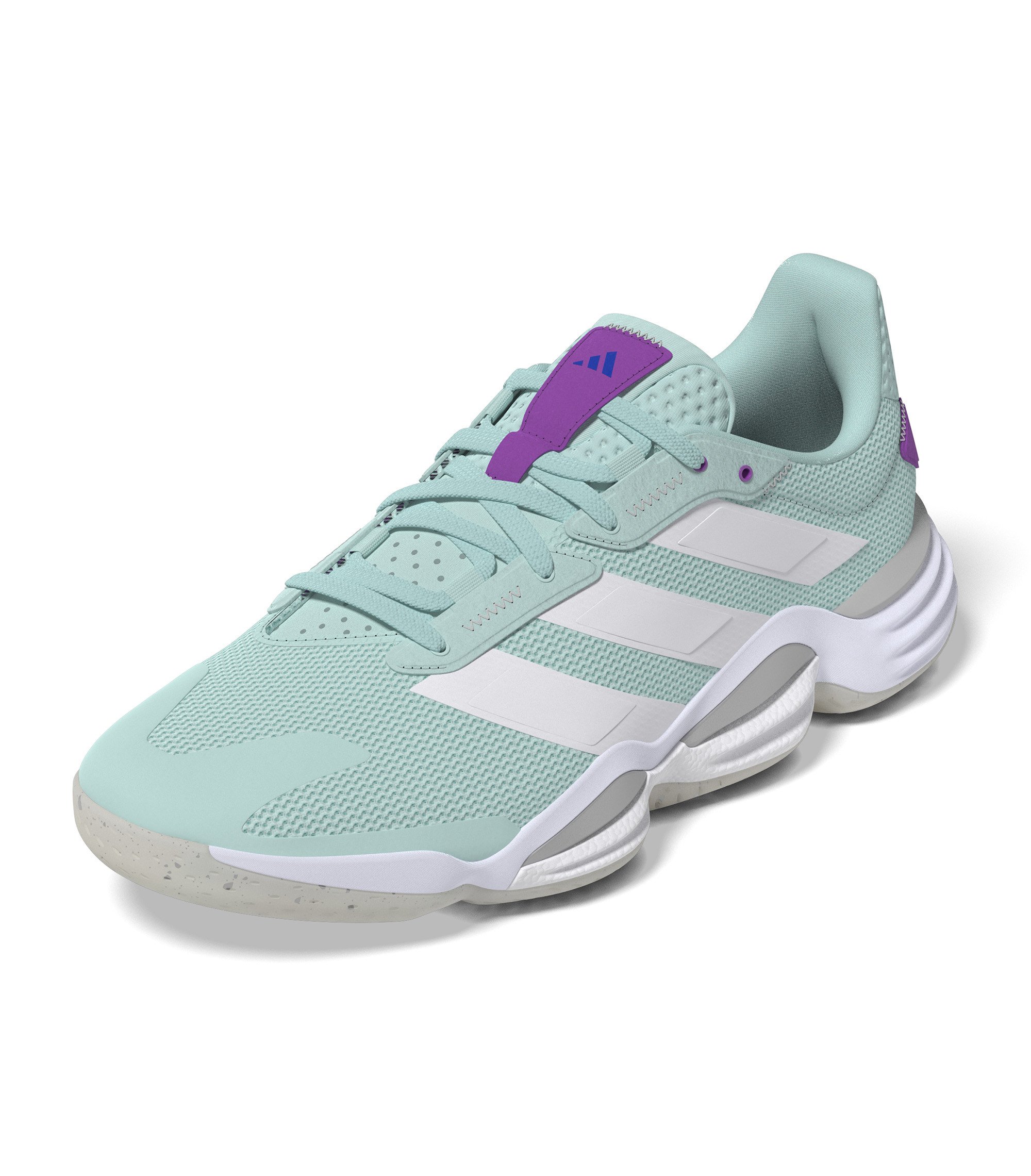 Chaussures STABIL 16 ADIDAS Femme Semi flash aqua White Purple burst ACI IE3586 VENTE PRIVEE SPORTS