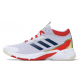 Chaussures CRAZYFLIGHT 5 MID ADIDAS Femme White Team navy blue 2 Better scarlet ACI-IG1611