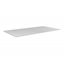 Plateau dinatoire réversible compatible tables de jeu 7 pieds Coloris blanc boisé De Faugères A042