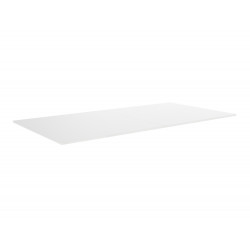 Plateau dinatoire réversible compatible tables de jeu 7 pieds Coloris blanc laqué De Faugères A043