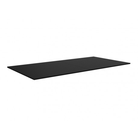 Plateau dinatoire réversible compatible tables de jeu 7 pieds Coloris noir grainé De Faugères A046