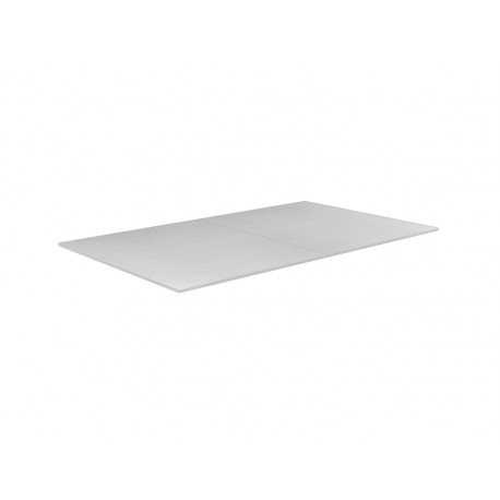 Plateau dinatoire réversible compatible tables de jeu 6 pieds Coloris blanc boisé De Faugères A058