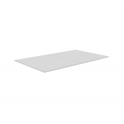 Plateau dinatoire réversible compatible tables de jeu 6 pieds Coloris blanc laqué De Faugères A059