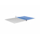 Plateau dinatoire réversible Ping Pong avec accessoires compatible tables de jeu 6 pieds Coloris blanc boisé De Faugères C066