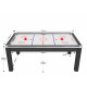 Air Hockey Toronto 7 pieds convertible en table à manger 8 personnes Coloris noir grainé De Faugères