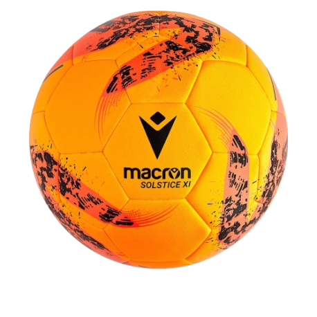 Lot de 12 Ballons foot taille 5 SOLSTICE XI Orange MACRON