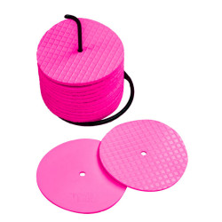 Lot de 24 petits disques de marquage plats 10 CM Rose POWERSHOT TA140P