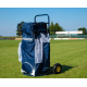 Chariot d'équipement Football POWERCART Blanc et Bleu POWERSHOT 