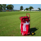 Chariot d'équipement Football POWERCART Blanc et Rouge POWERSHOT 