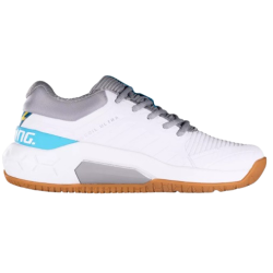 Chaussures de Handball SALMING Recoil Ultra Femme Blanc Gris Cyan